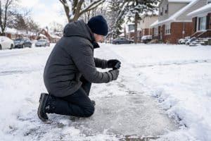 ice slip and fall